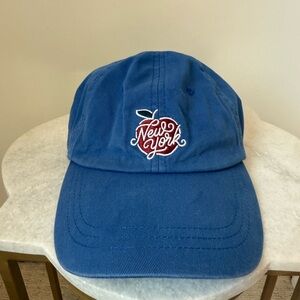 Cotton On Blue Cap with Red Apple New York Embroidery